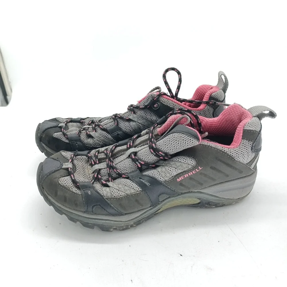 Merrell Siren Sport 2 Womens 8 Black Pink Hiking Trail Shoes J54862 s8